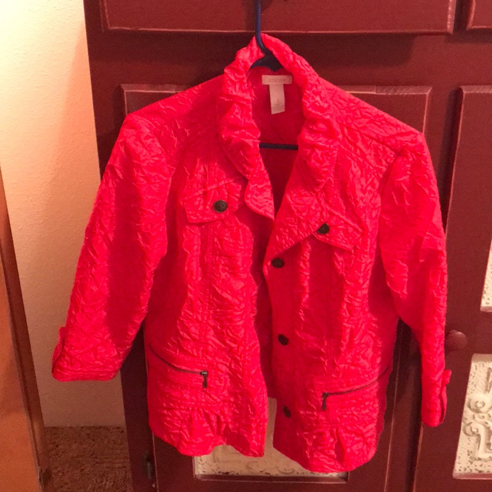 Red jacket from Chico’s